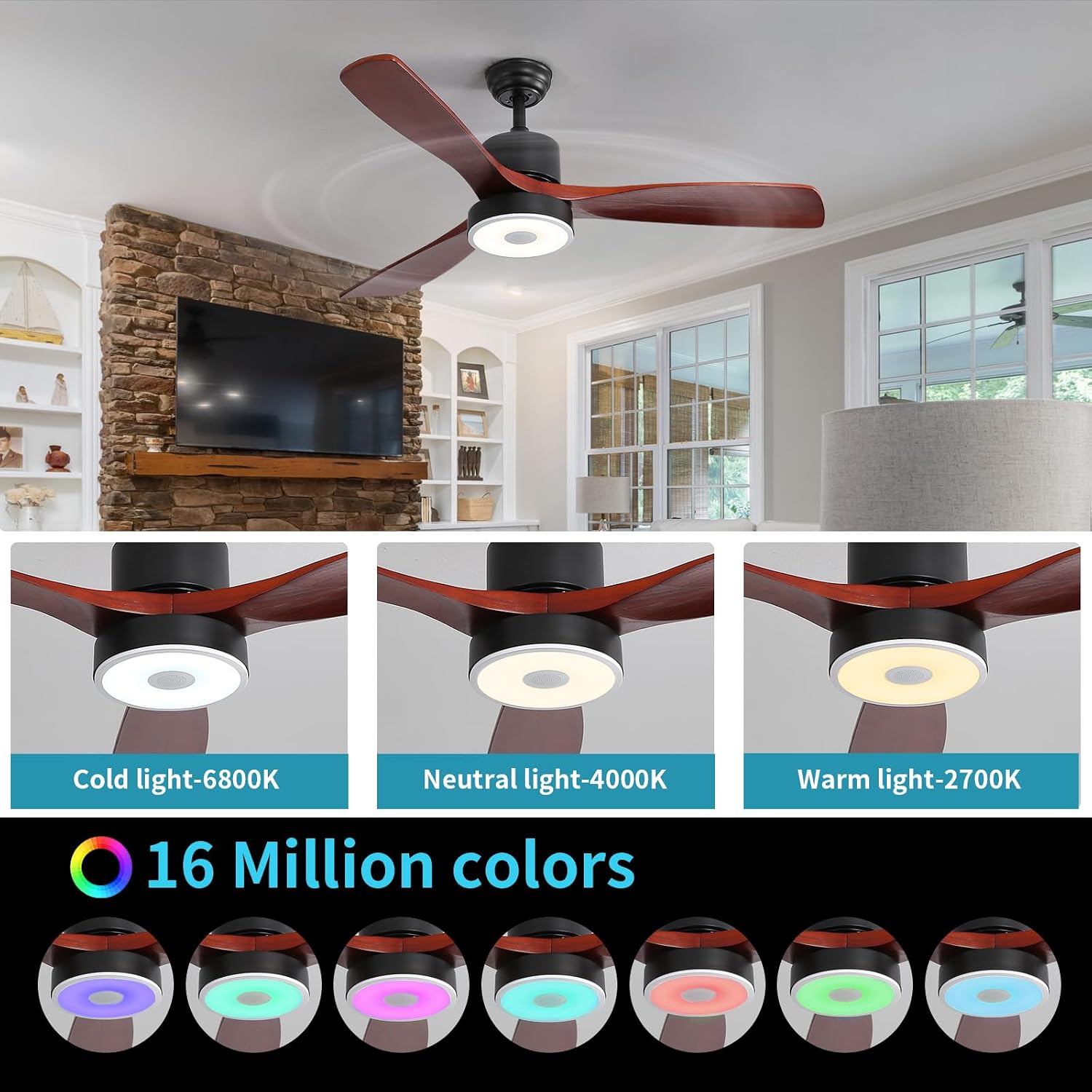 ASALL Ceiling Fan Dimensions and Ceiling Types