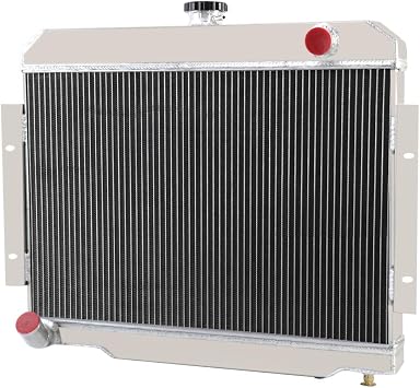 56MM 3 Row Core Aluminum Radiator for Jeep CJ5 CJ6 CJ7 1972-86, Cherokee J10 1973-75