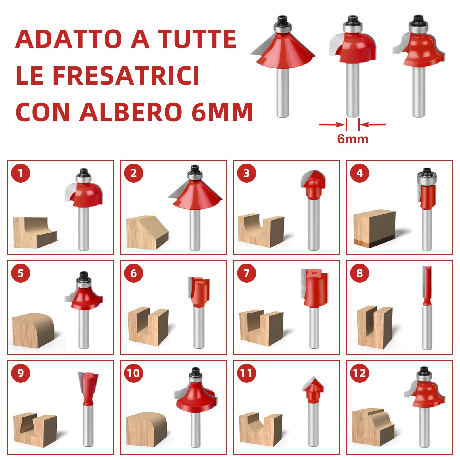 Taglierina per fresatura per legno