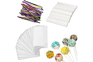 300PCS Cake Pop Sticks and Wrappers Kit: Your Ultimate Confectionary Tool