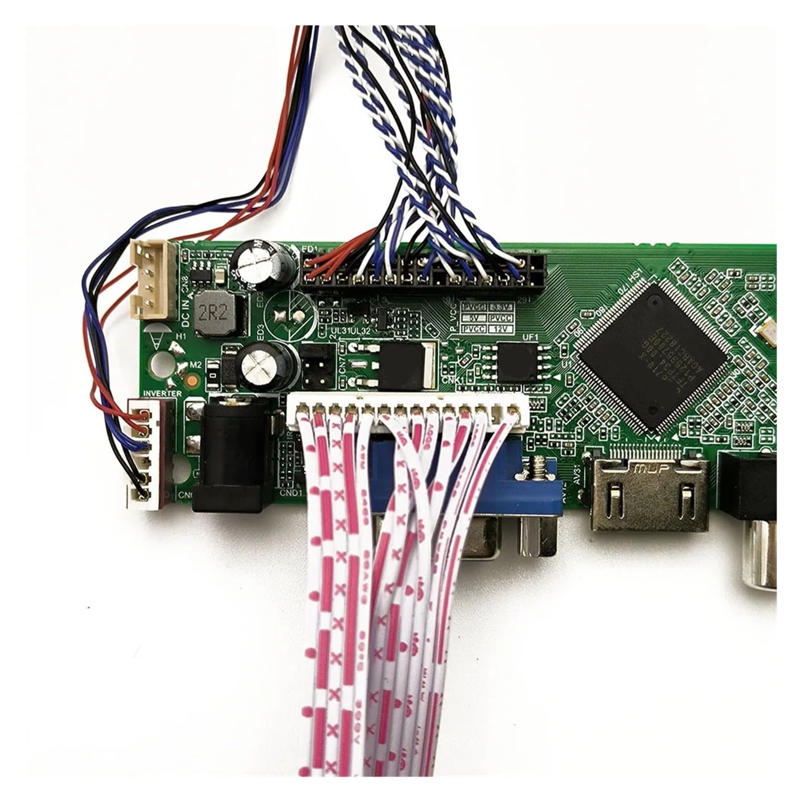 Kit monitor scheda di controllo, compatibile for B140XW01 V.8 V8 TV + HDMI + VGA + AV + USB Driver scheda controller schermo LCD LED