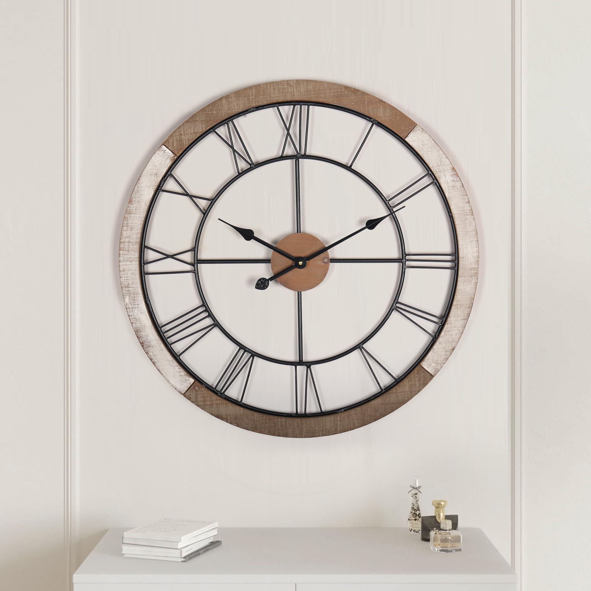 1026-061 壁掛け時計 Amazon.co.jp: リビングルームの装飾用壁掛け時計 18インチ 大きな壁