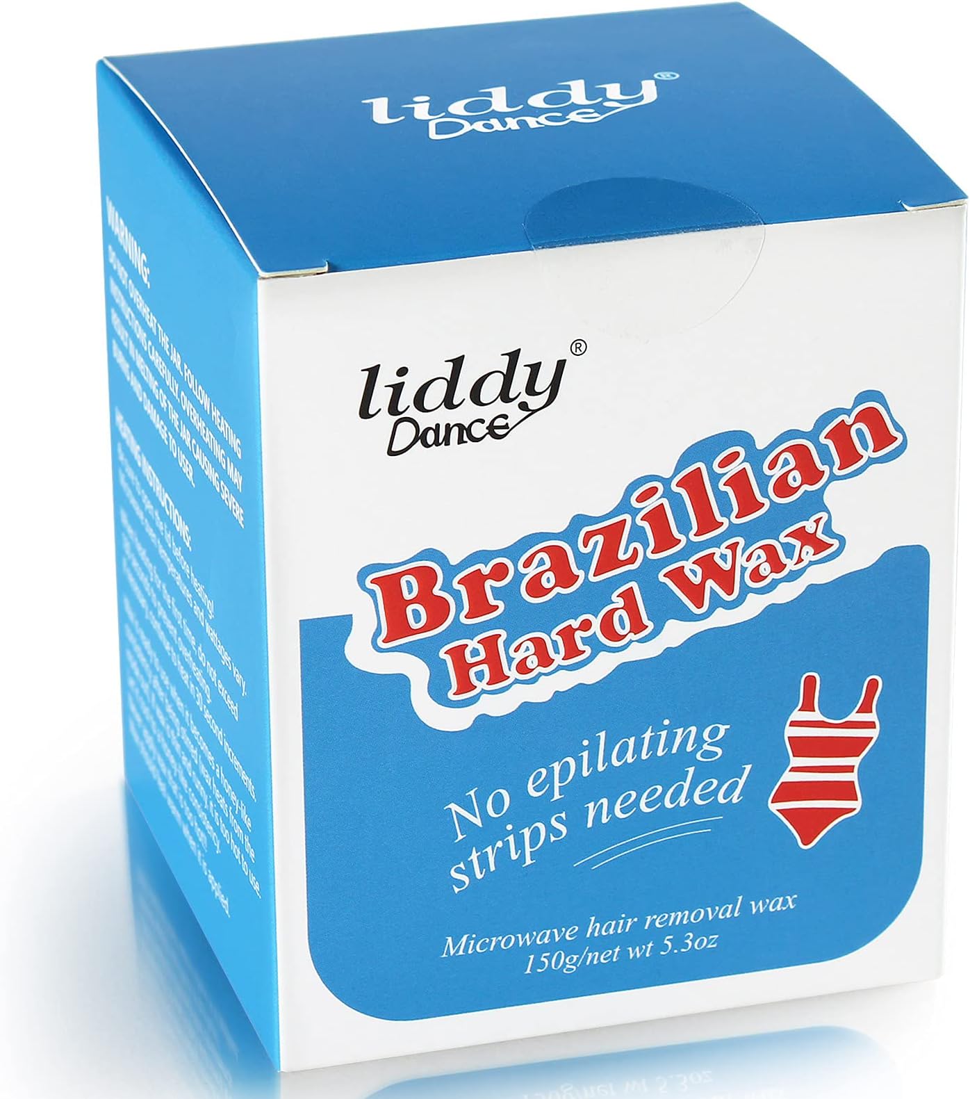 Brazilian & Bikini Wax Kit Hard Wax for Easy Hair Removal, Suitable for Sensitive