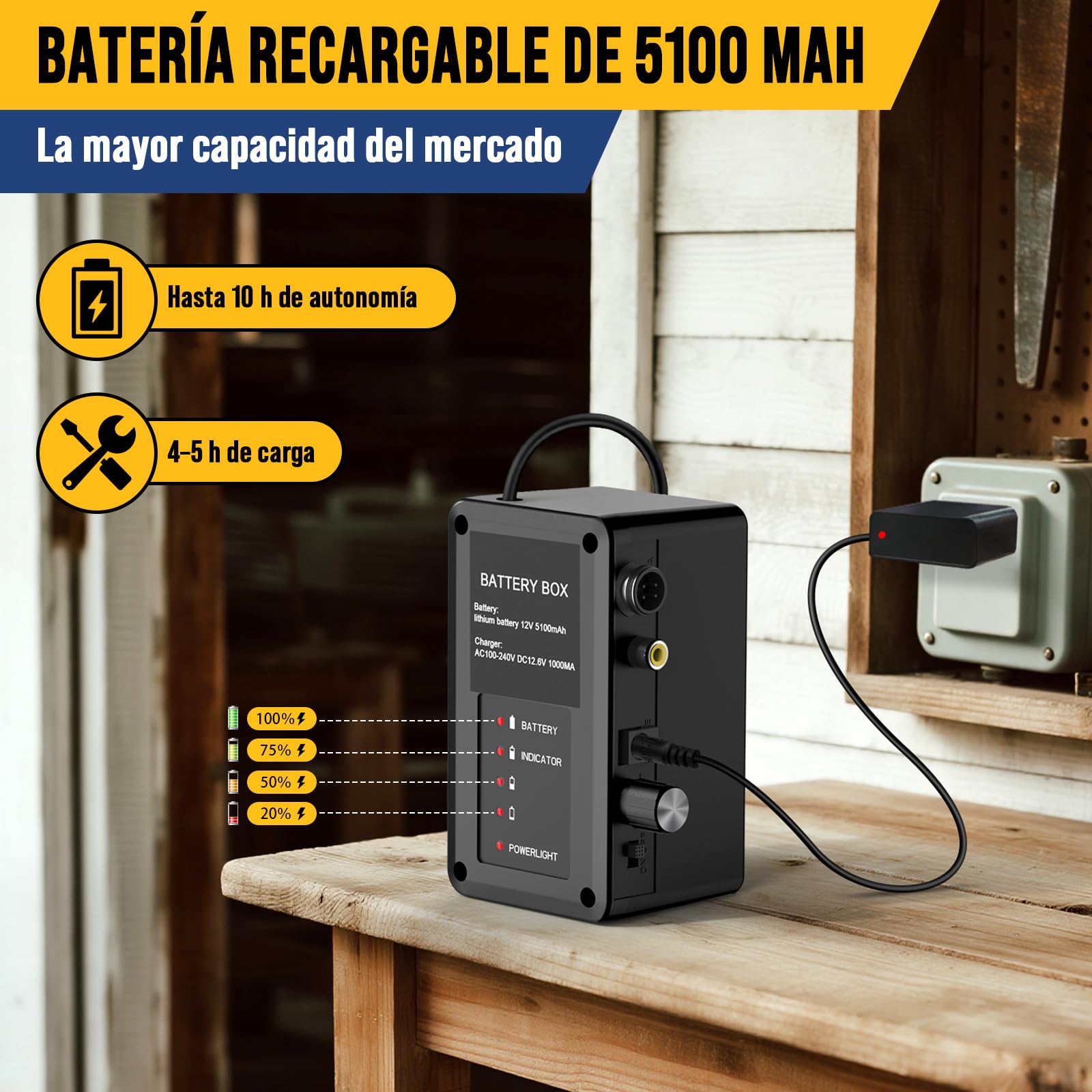 Cámara de Inspección de Tuberías con Sonda 512Hz Y Auto-Nivelación 1080P, Cable de 50M con Marcadores, Pantalla IPS HD de Nueve Pulgadas, 32GB DVR, Batería 5100mAh, IP68 Impermeable