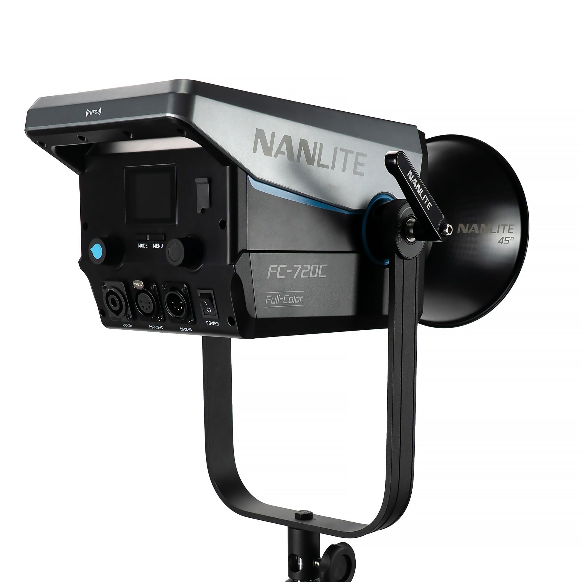 Nanlite FC-720C 750W RGBW LED-Videoleuchte, Vollfarb-Studio-Strahler mit 2700K-12000K, CRI 96 TLCI 97, Bowens-Halterung für Film- und Broadcast-Produktion, YouTube, Live-Streaming und Fotografie