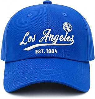 Classic Vintage Embroidered Fashionable Baseball Cap for Men Women Teenager Cap City Hat Adjustable with Gift Box