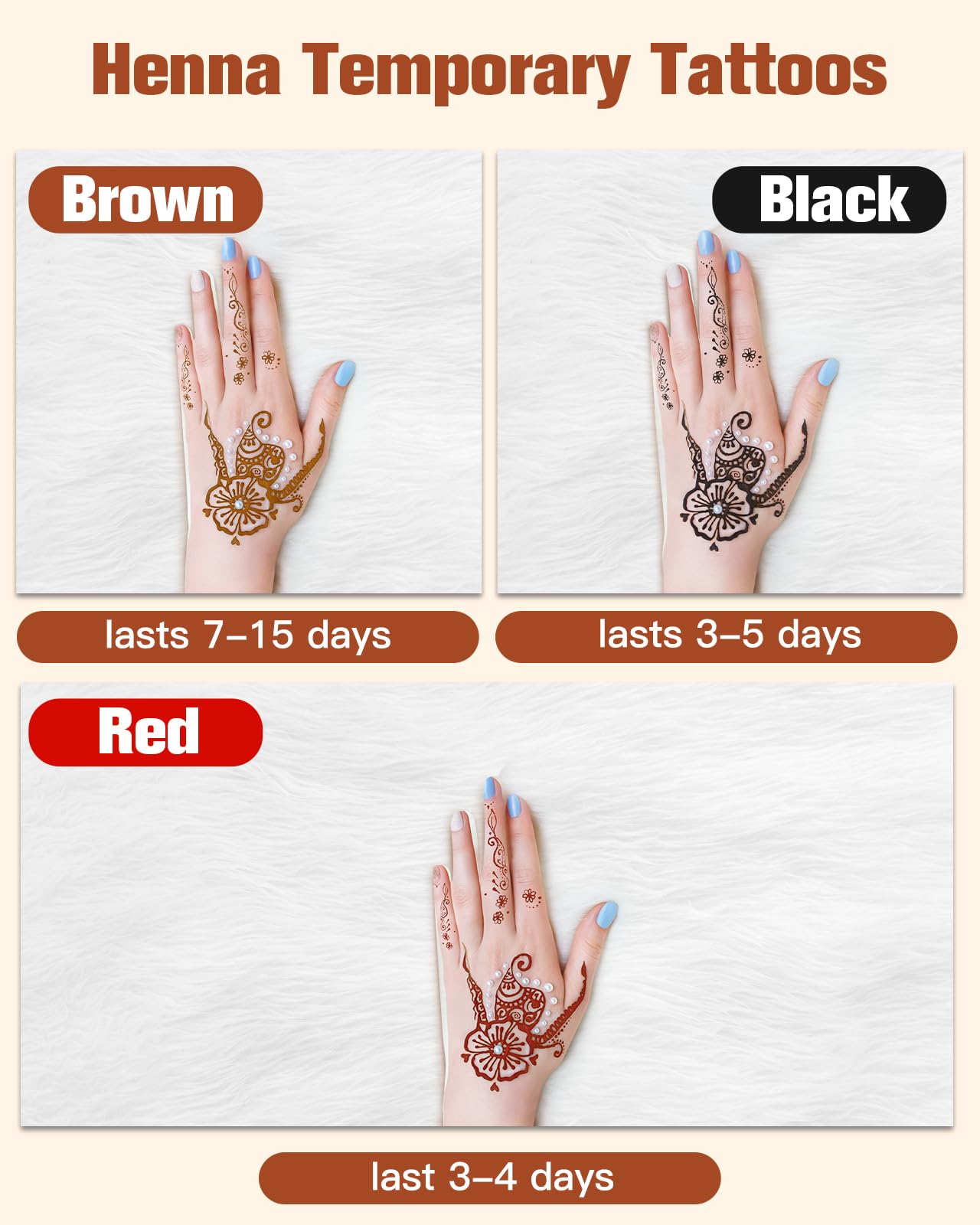 Lictin Water-Based Body Art Kit | 6 Cosmetic Cream Cones with Stencils & Nozzles | Washable Temporary Tattoos for Parties, Halloween, Events