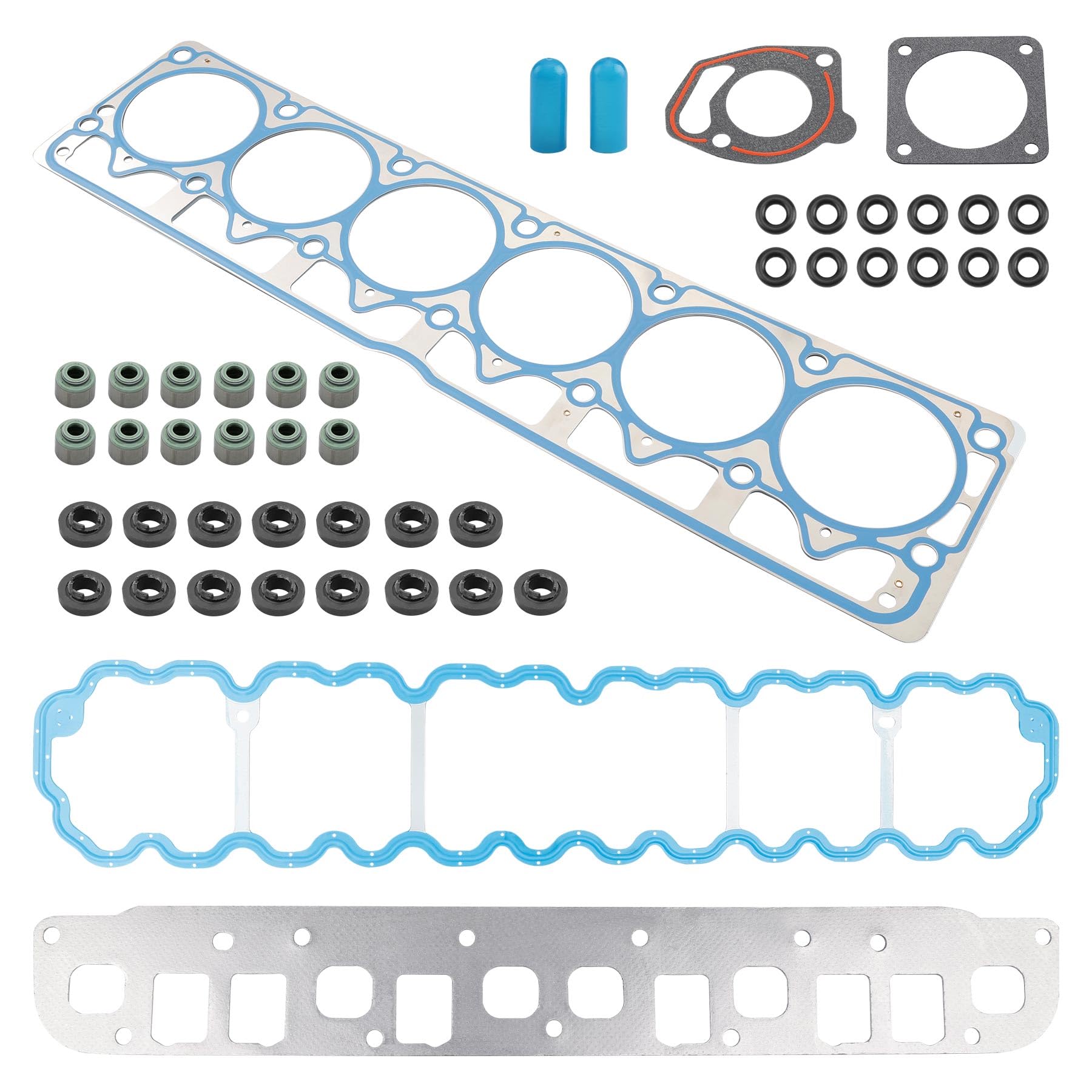Photo 1 of Engine Cylinder Headgasket Set with Valve Cover Gasket, Compatible with 2000-2006 Jeep TJ Wrangler, 99-01 Jeep Cherokee, 99-04 Jeep Grand Cherokee, Replace# HS26211PT MS93094 VS50458R