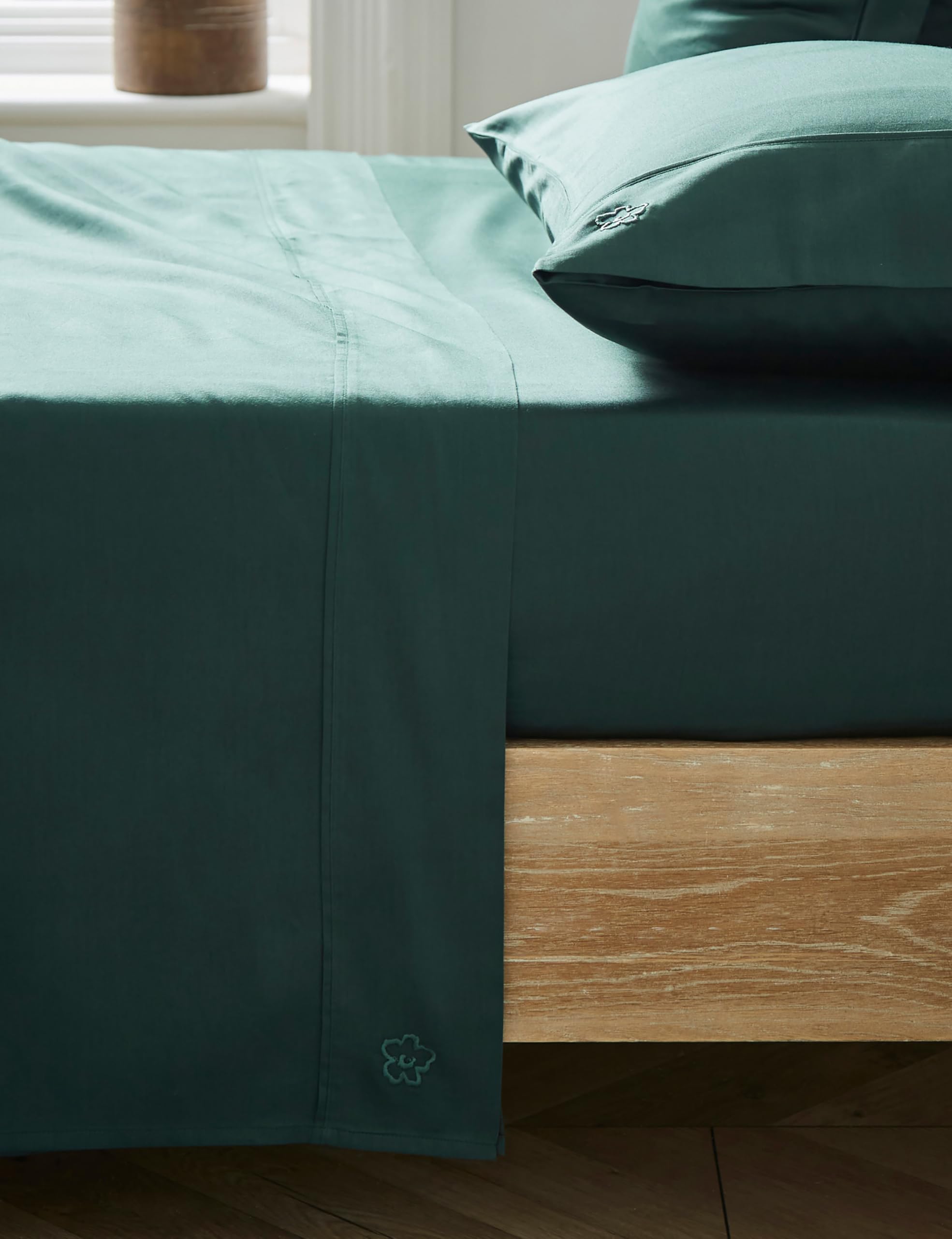 Ted Baker Plain Dye Flat Sheet Forest