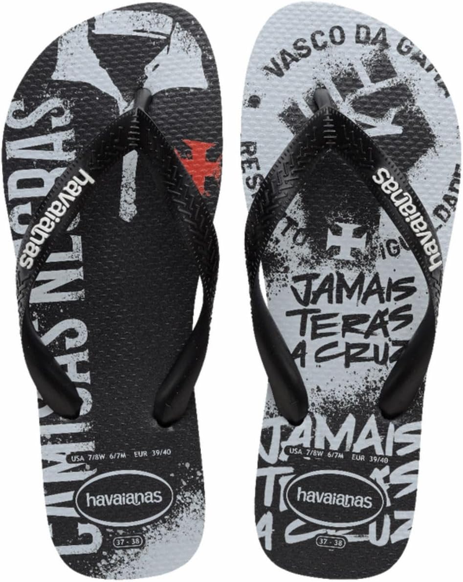 Chinelo Havaianas Infantil Top Times Vasco Da Gama Unissex