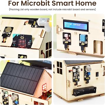 KEYESTUDIO Smart Home Material Pack for Sensors/Breakout Board (Not Include Sensors and microbit)