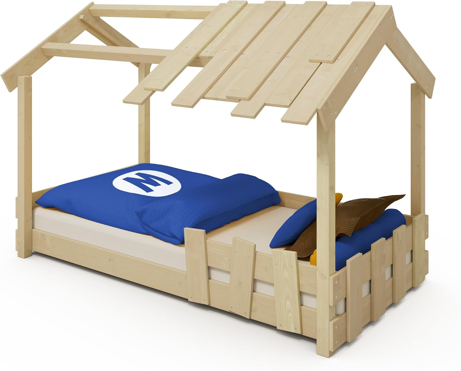 Wickey Crazy Beach lit cabane avec toit theme bord de mer