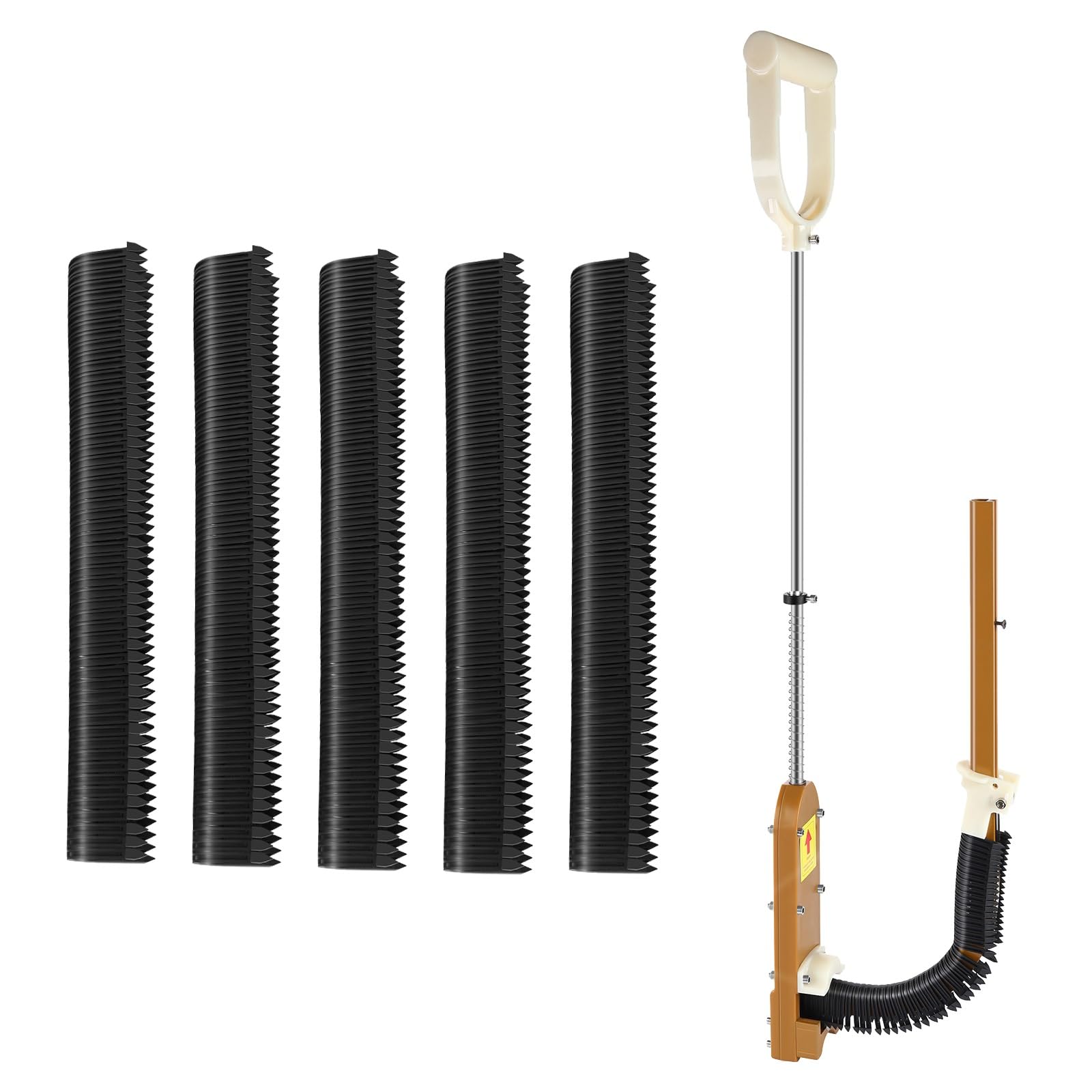 UEDET PEX Stapler with 1210 Pcs Foamboard Staples, Stand Up Foamboard Stapler PEX Staple Gun for Wood and Foam Board, 1-1/2″ Staples for 1″ & 2″