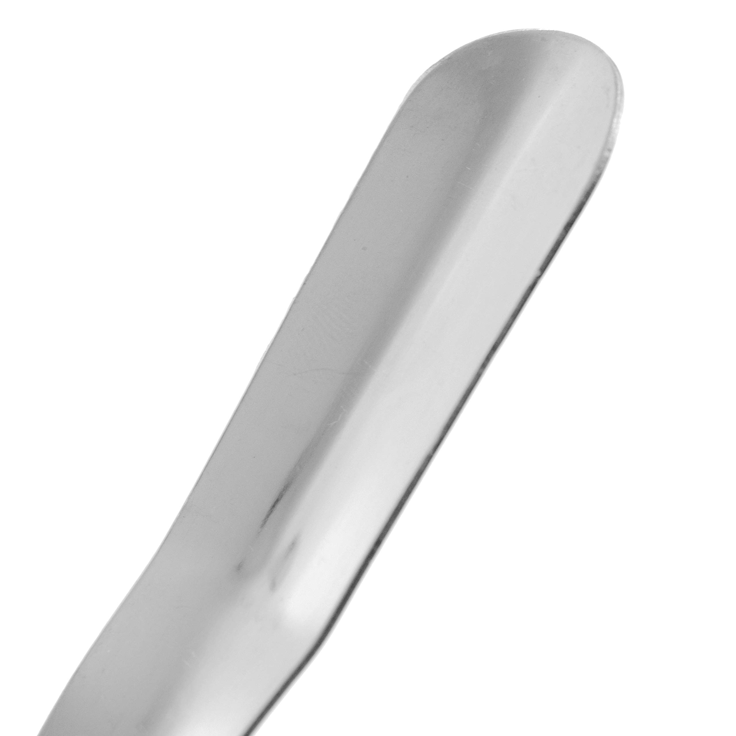 EISCO Trowel Spatula, 6.9" - Stainless Steel, Polished - Dual End, Tapered Trowel Shaped Scoops — Amazon image 2