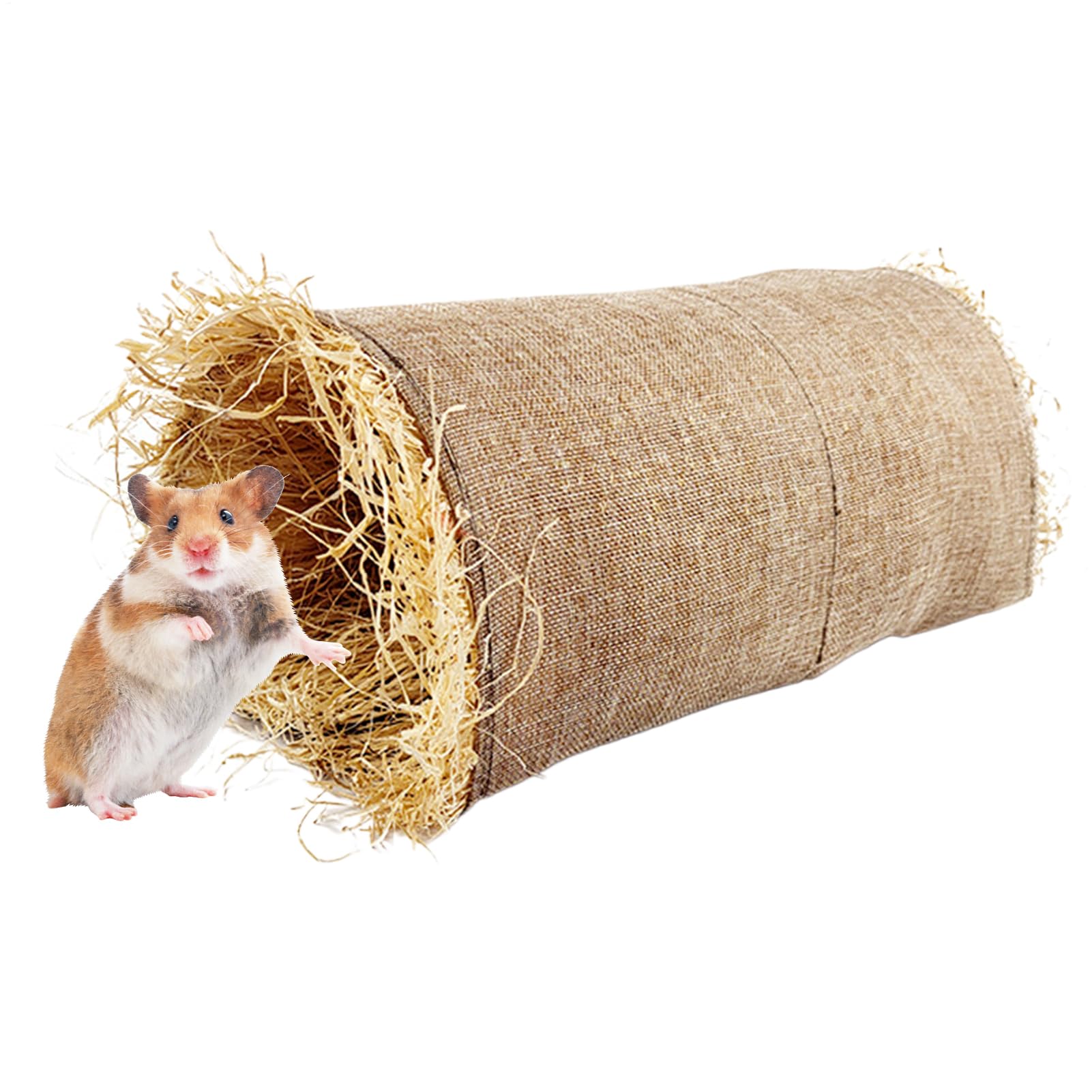 Casa de Conejos,de Hierba Transpirable para Mascotas | Acogedor Tejido para Dormir Esconderse Jugar En Interiores Exteriores