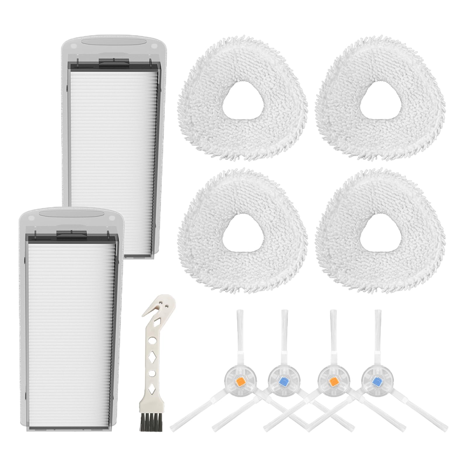 Ersatzteile-Set Kompatibel Mit Narwal T10 Saugroboter – Filter, Bürsten & Wischtücher
