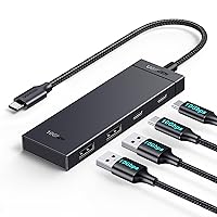 UGREEN 10Gbps Hub USB C 3.2 Gen 2 Adattatore Type C Dongle Compatibile con iPhone