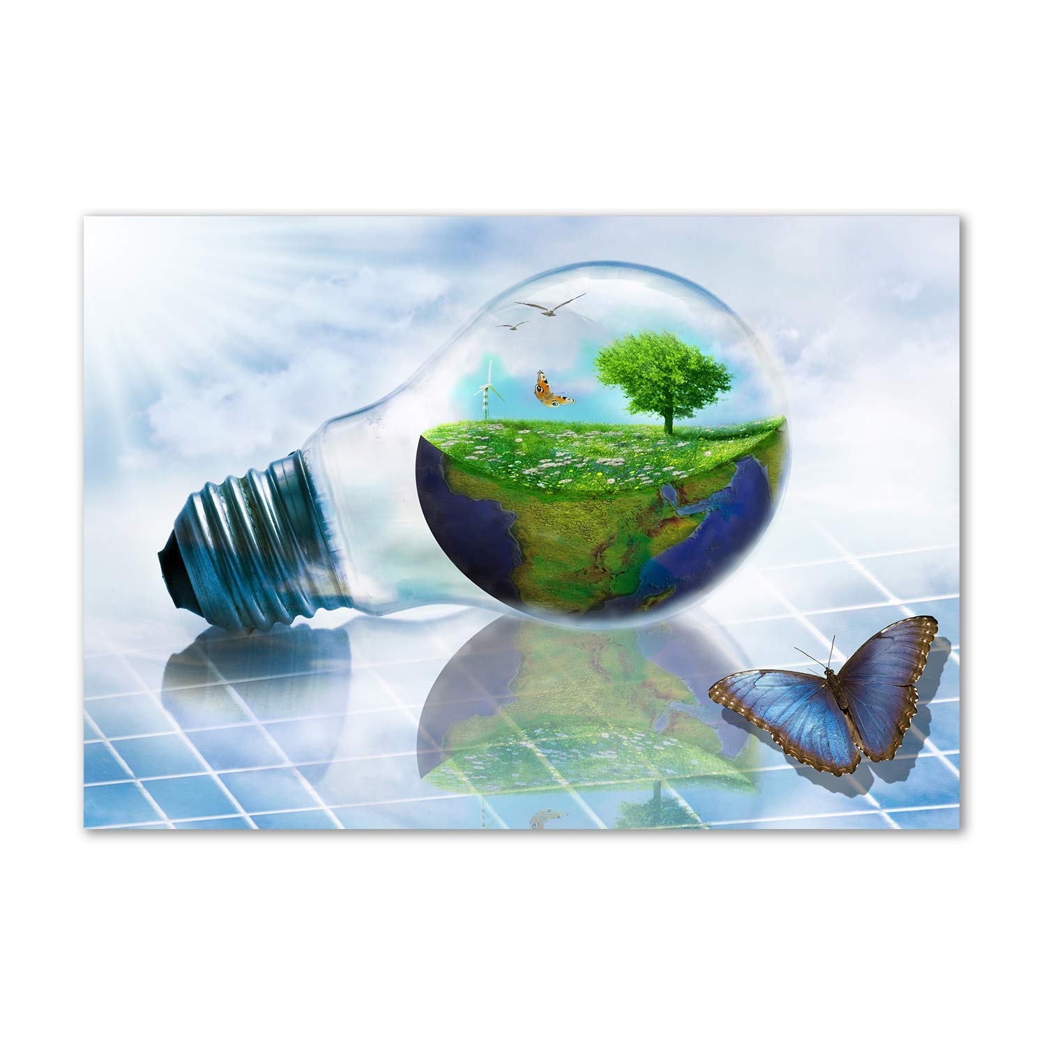 Tableau acrylique glass picture Tulup pour séjour chaleureux