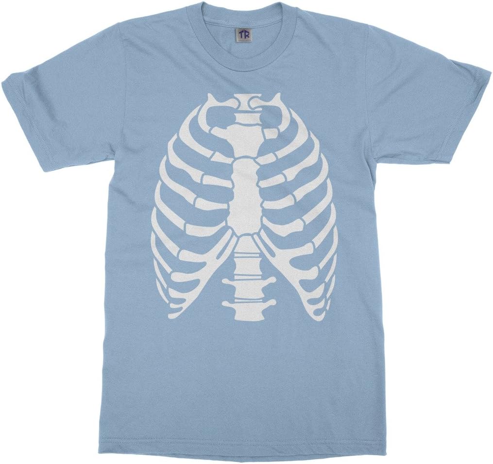 Threadrock Kids Skeleton Rib Cage Halloween Youth T-Shirt