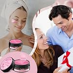 60 Pcs rose sous les yeux avec 5 Voyages 24K Masque d'œil doré, 30 Pairs Masque sous les yeux pour les cercles foncés Puffy Eye, Collagen Gel Pads Hydratant pour les poches de puffines rides
