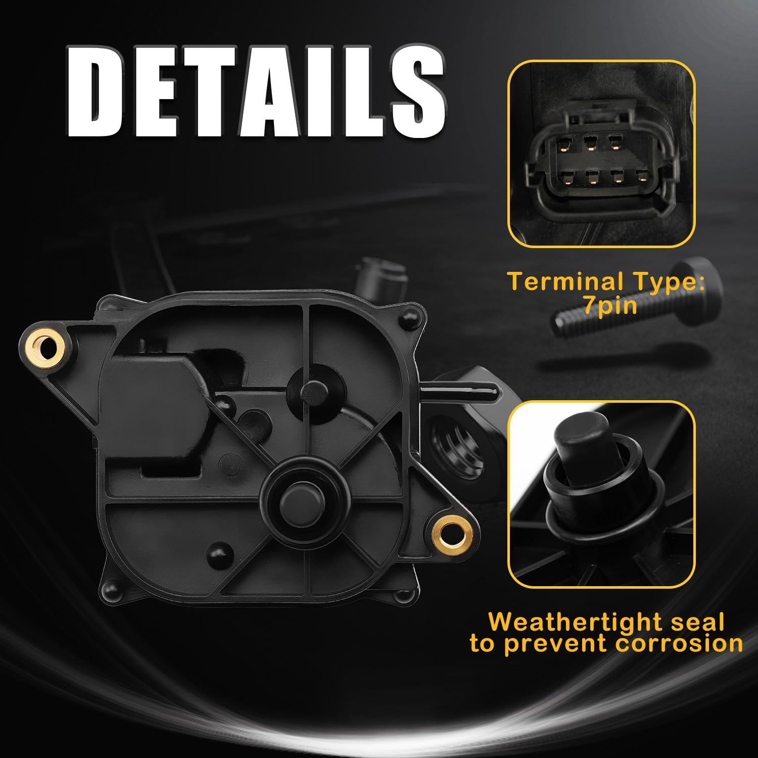 600-919 4WD Transfer Case Shift Motor Fit for Nissan Frontier 2005-2017 | Pathfinder 2005-2012 | Titan 2005-2015 | Xterra 2005-2015, OE# 332518S011