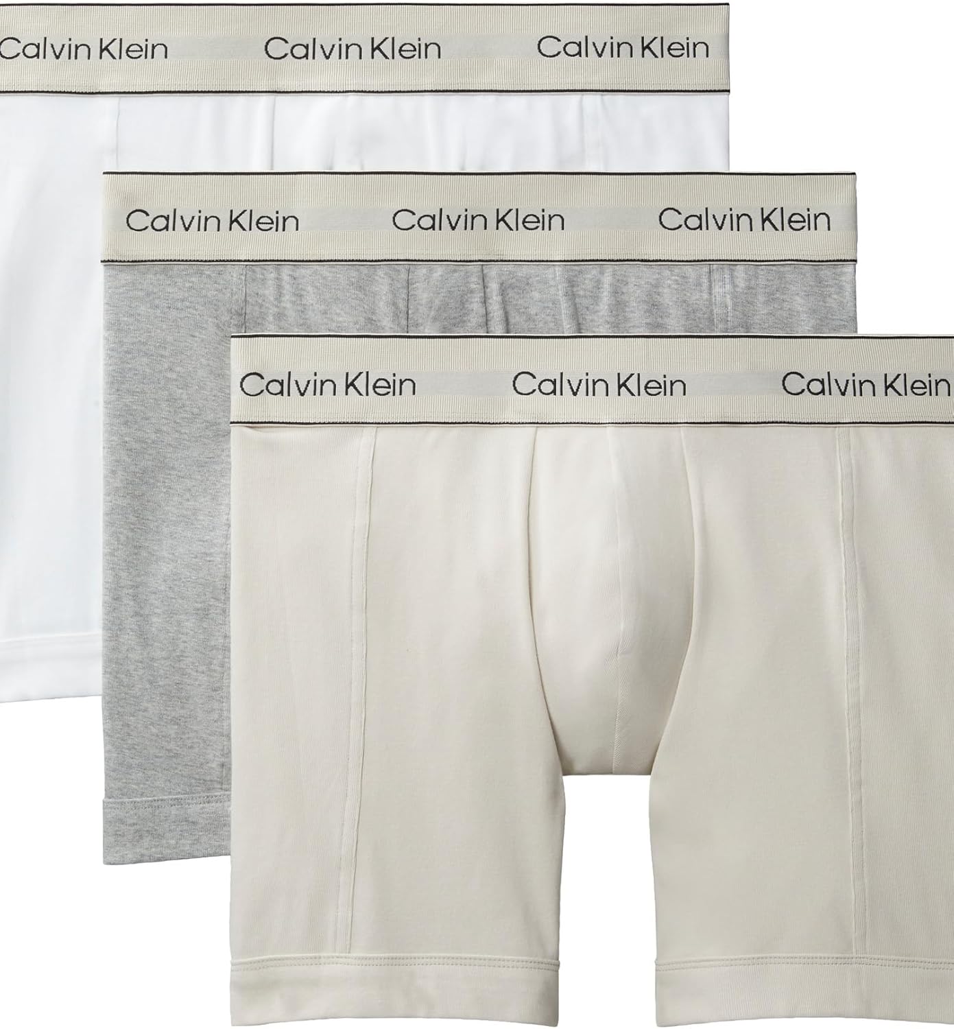 Calvin Klein mens Pima Cotton 3-pack Boxer Brief