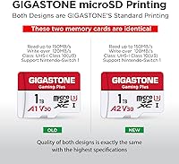 Vista 2 de 【Solo para Switch 1】 GIGASTONE Tarjeta de memoria Gaming Plus Serie de 1 TB, velocidad de hasta 150/120 MB/s para Nintendo-Switch 1, Steam Deck