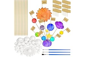 100-Piece Solar System Styrofoam Balls Kit: An Immersive and Educational Crafting Experience