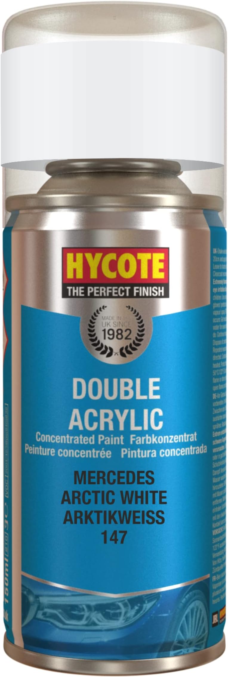 Hycote Mercedes Arctic White 150ml