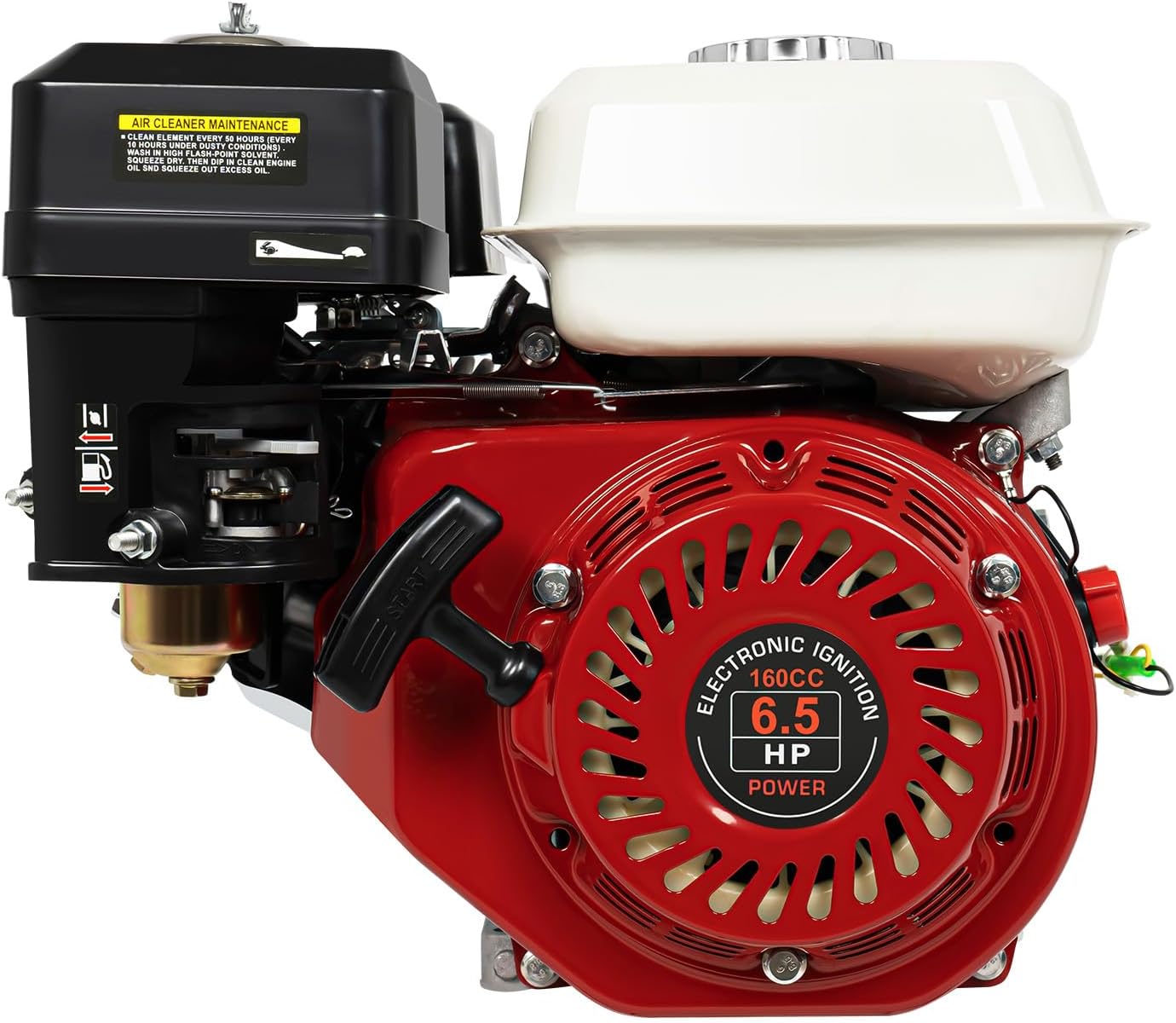 Knwigoe 4 Stroke Gas Engine for Honda Gx160 6.5HP Pull Start Gas Engine Motor...
