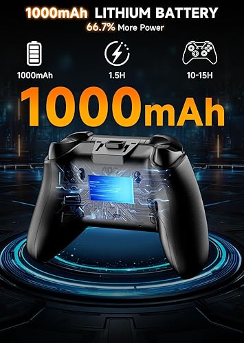 Miniatura 7 de AOC PC Controller — Interactive Screen Wireless Controller Compatible with PC/Switch/Switch 2/iOS/Android, Hall Effect Joystick & Triggers, RGB