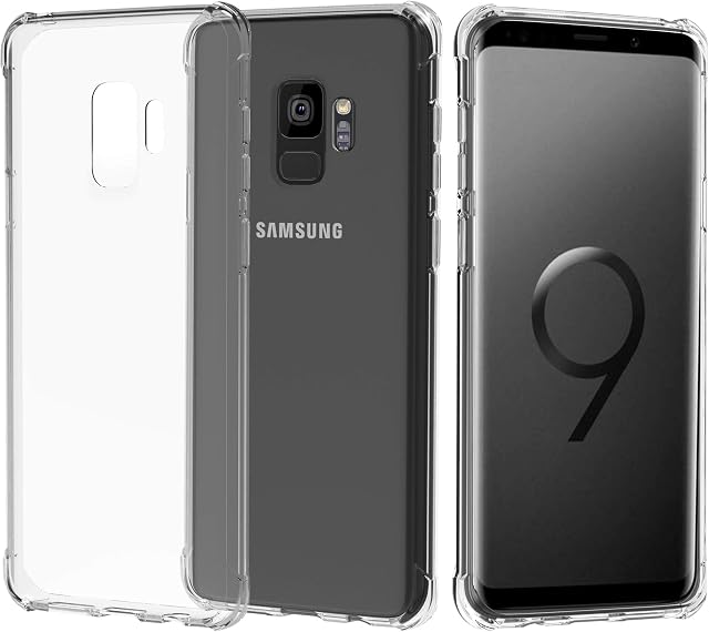 Migeec For Samsung Galaxy S9 Case - Crystal Clear Hybrid Material Covers Air Cushion Gel Bumper Technology Full Protection Phone cases for Samsung Galaxy S9