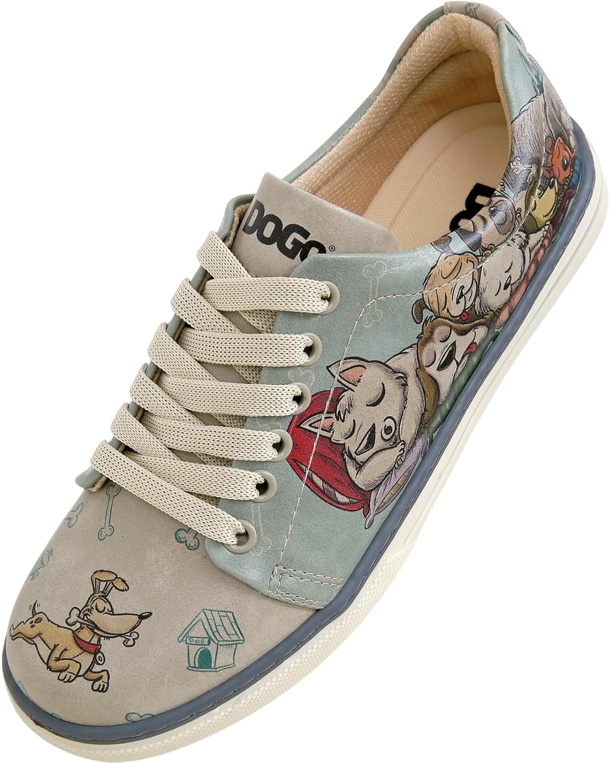 DOGO Vegan Leather Sneakers for Women - Handmade and Unique Fashion Sneakers for Women