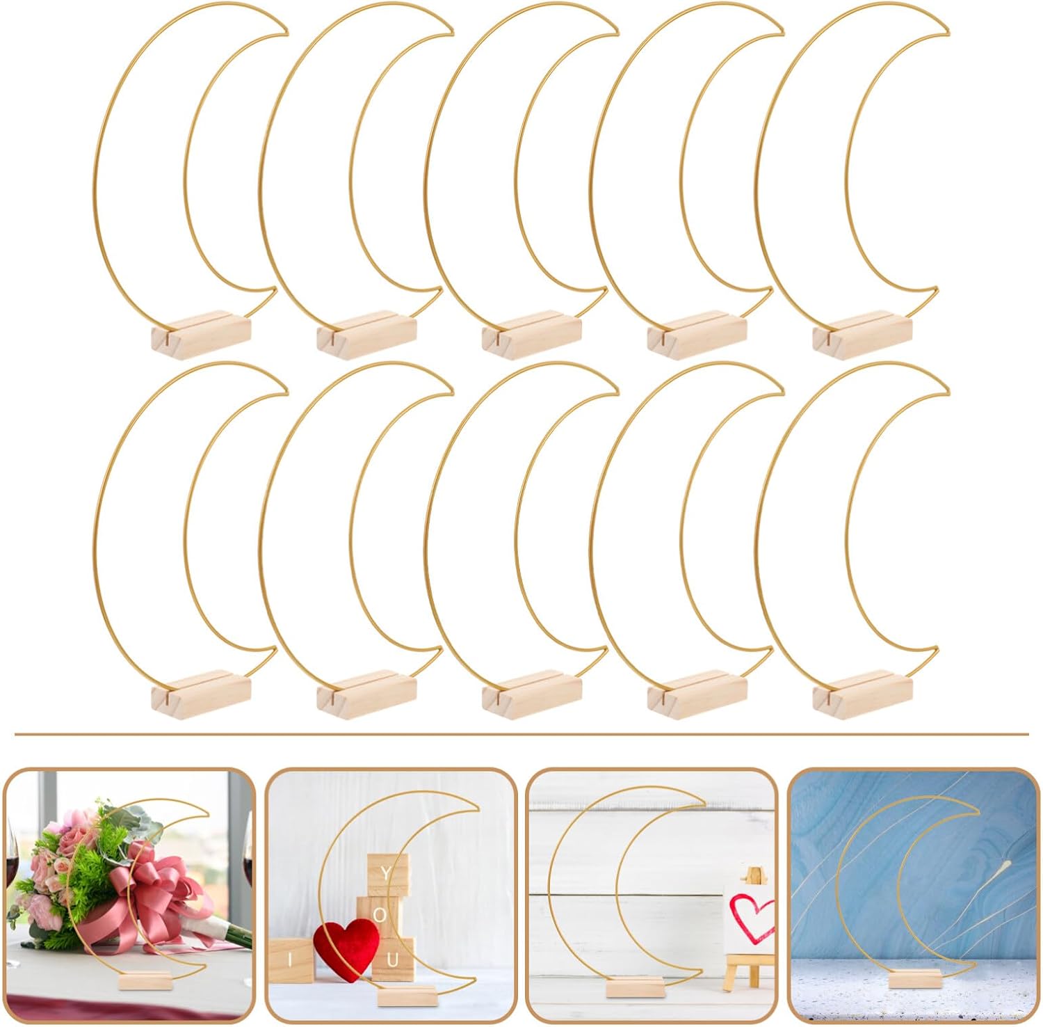 Operitacx 10sets Floral Hoop Centerpiece with Base for DIY Wedding Table Decor Metal Wreaths for Floral Arrangements and Party Decorations