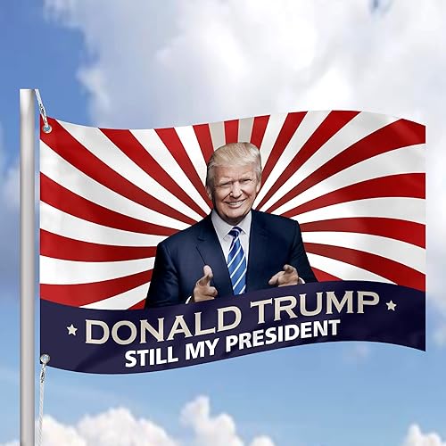 Miniatura 6 de Donald Trump Taking our Country Back President USA MAGA Republicican Party - Bandera de 3 x 5 pies, color vivo, ojales de latón con doble costura