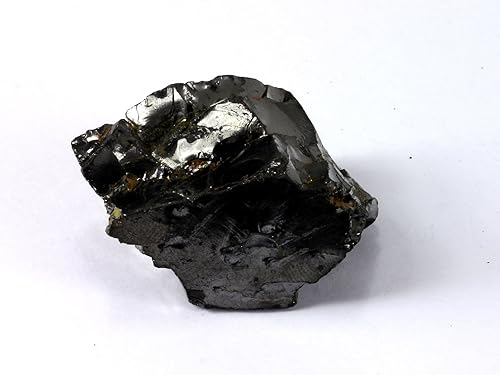 Miniatura 5 de Shungite Club Elite Shungite Stone 0.53-0.71oz Shungite Noble para purificación de agua, piedra mineral curativa de roca, protección de cristal