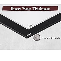 Vista 3 de Espuma EVA de Retención de Forma para Cosplay 4mm (1mm-10mm) 35.56x99.06 cm Hojas de Espuma EVA de Alta Densidad Negras o Blancas.