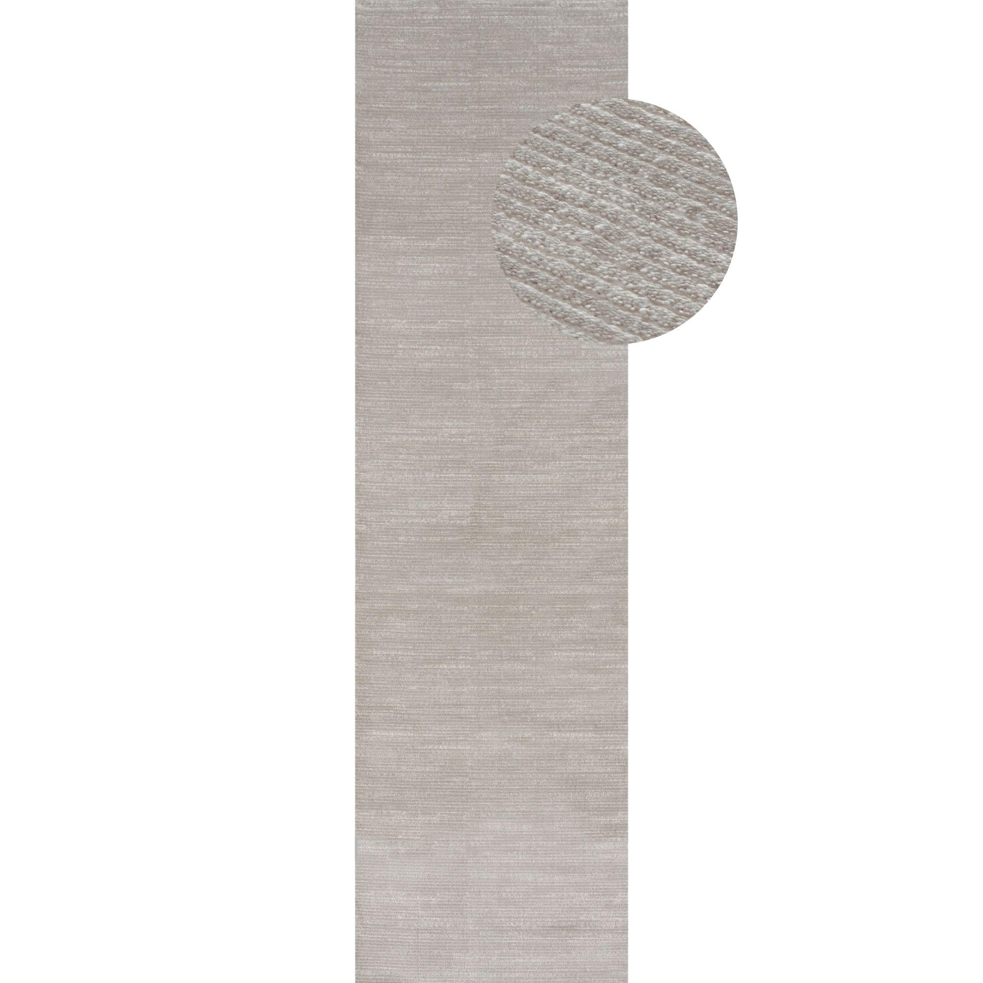 The Rugs Grey/Cream Carmel - Striped Rug | 6020