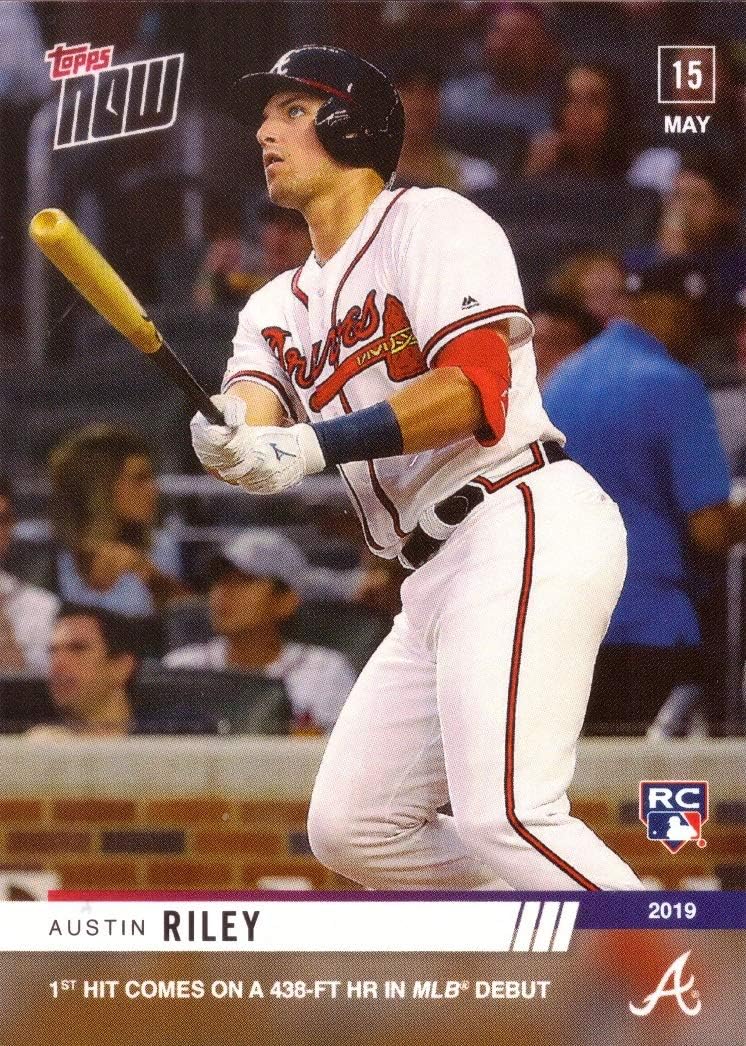 2019 Topps Now Baseball #233 Austin Riley Rookie Card - 1st Official Rookie Card - Only 3,022 made!
