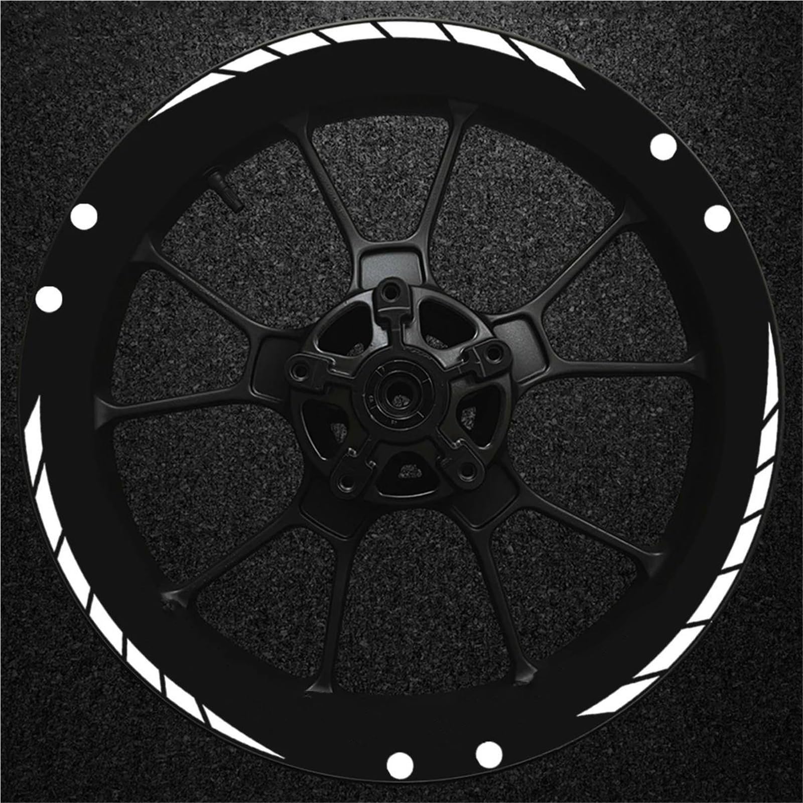 17-inch Reflective Motorcycle Wheel Decals Accessories for CBR650R CBR 250RR 600RR 1000RR(Style 9)