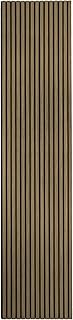 G21 Acoustic Panels 1.63 m² - 275 cm x 54 cm Set - 2 Pieces | Teak, Wall Cladding, Slatted Frames, Acoustic Panels, Design Panels