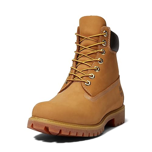 Timberland Men’s 6-Inch Premium Boot — Wheat Nubuck (Size 12)