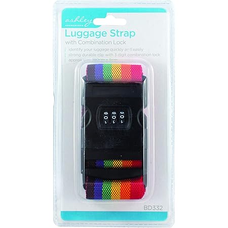 luggage strap with combination lock