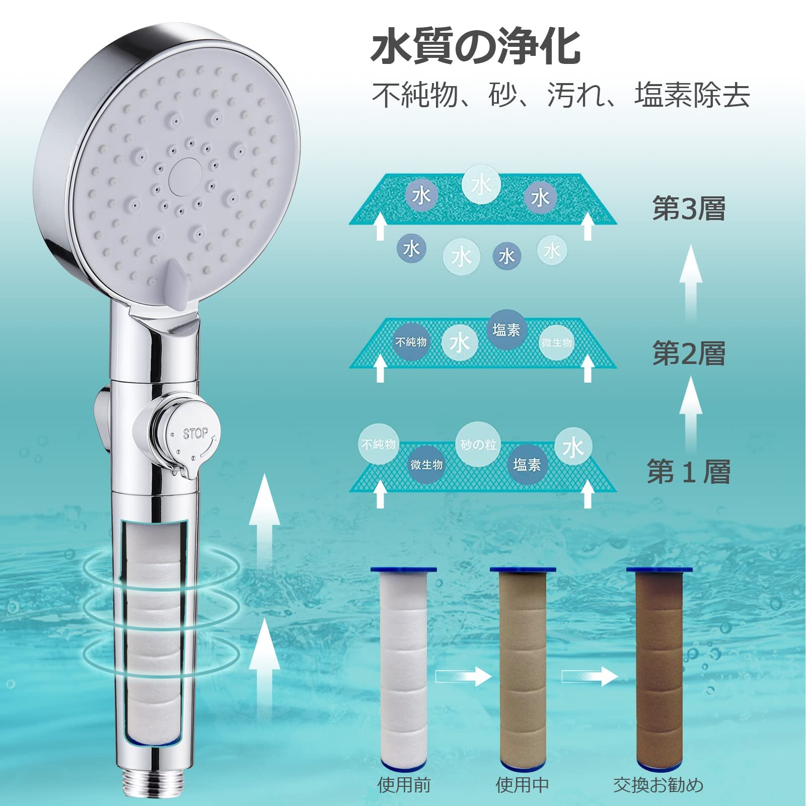 ミラブル シャワーヘッド 節水 Amazon.co.jp: ミラブル シャワーヘッド 増圧 しゃわーへっど シャワー