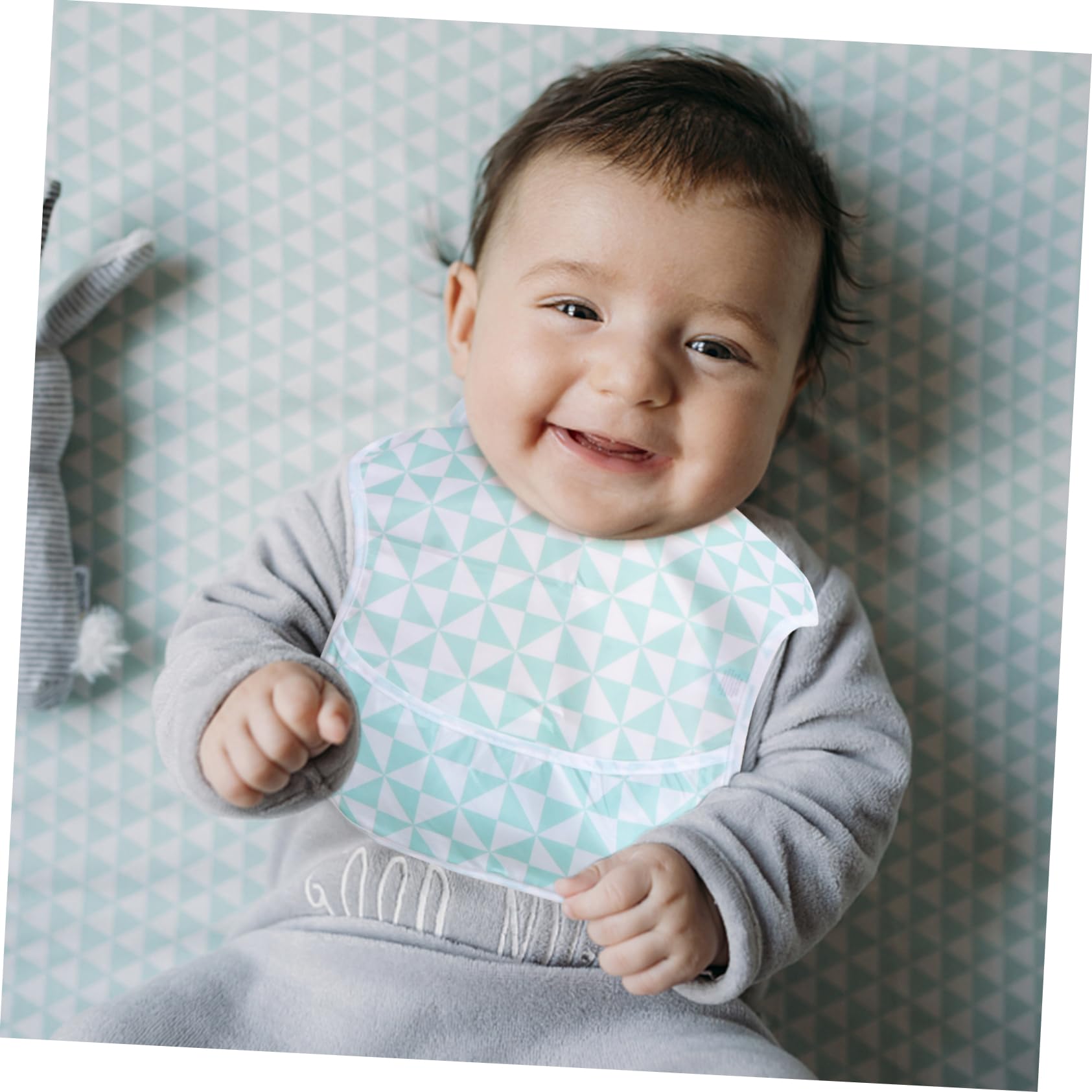 ifundom 9piezas Bib Diseño De y Pingüino Paquete De Baberos Detachables Para Comidas Infantiles Accesorios De Alimentación