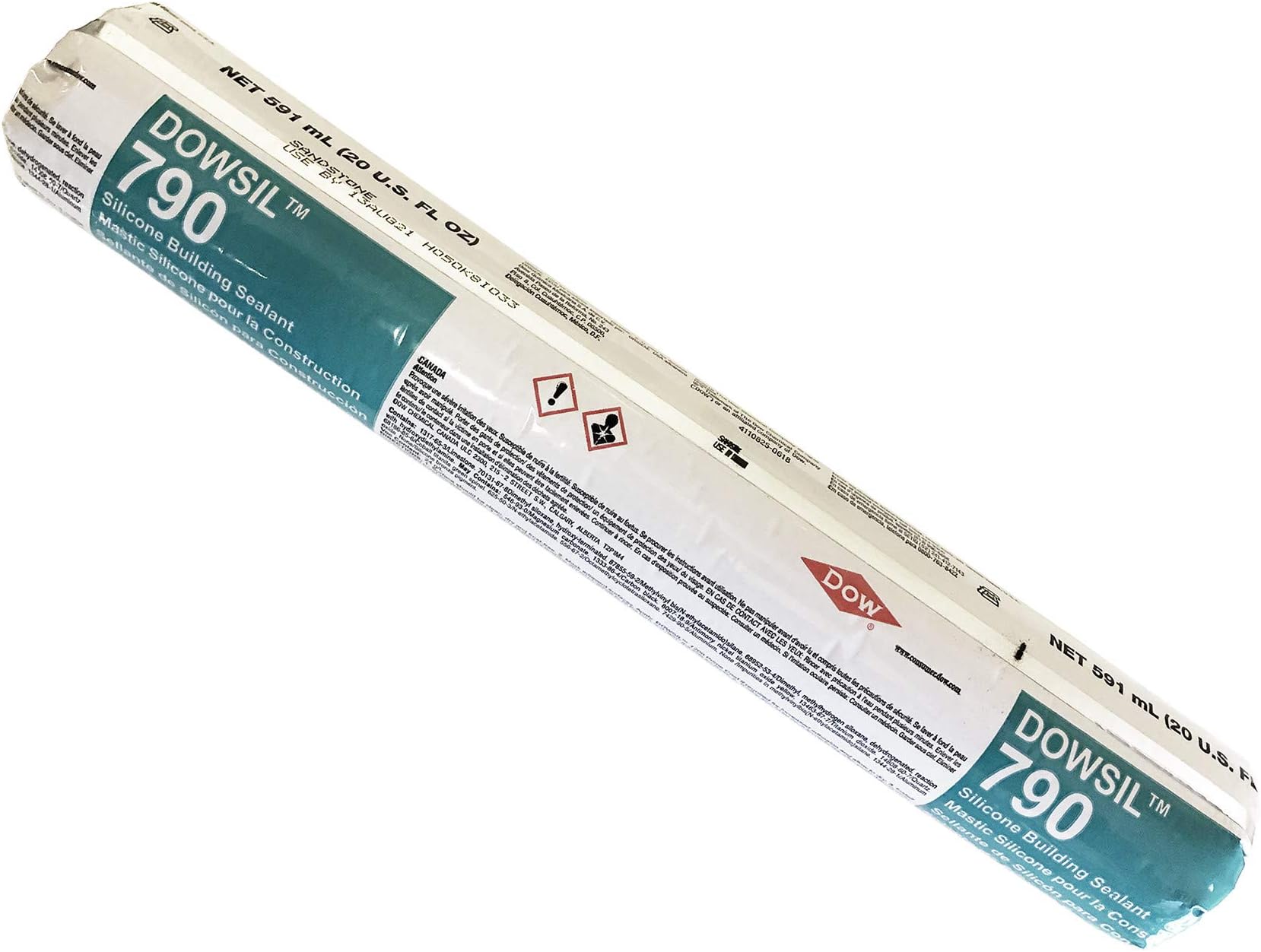 Black Dow Corning 790 Silicone Building Sealant - Sausage