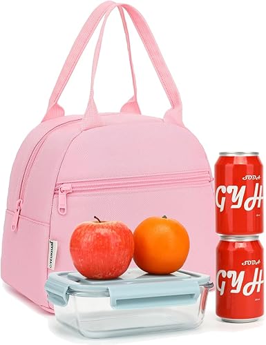 Miniatura 8 de Lonchera para mujeres, adultos, hombres, pequeña y bonita lonchera de gran capacidad, contenedor de almuerzo aislado para el trabajo, picnic,