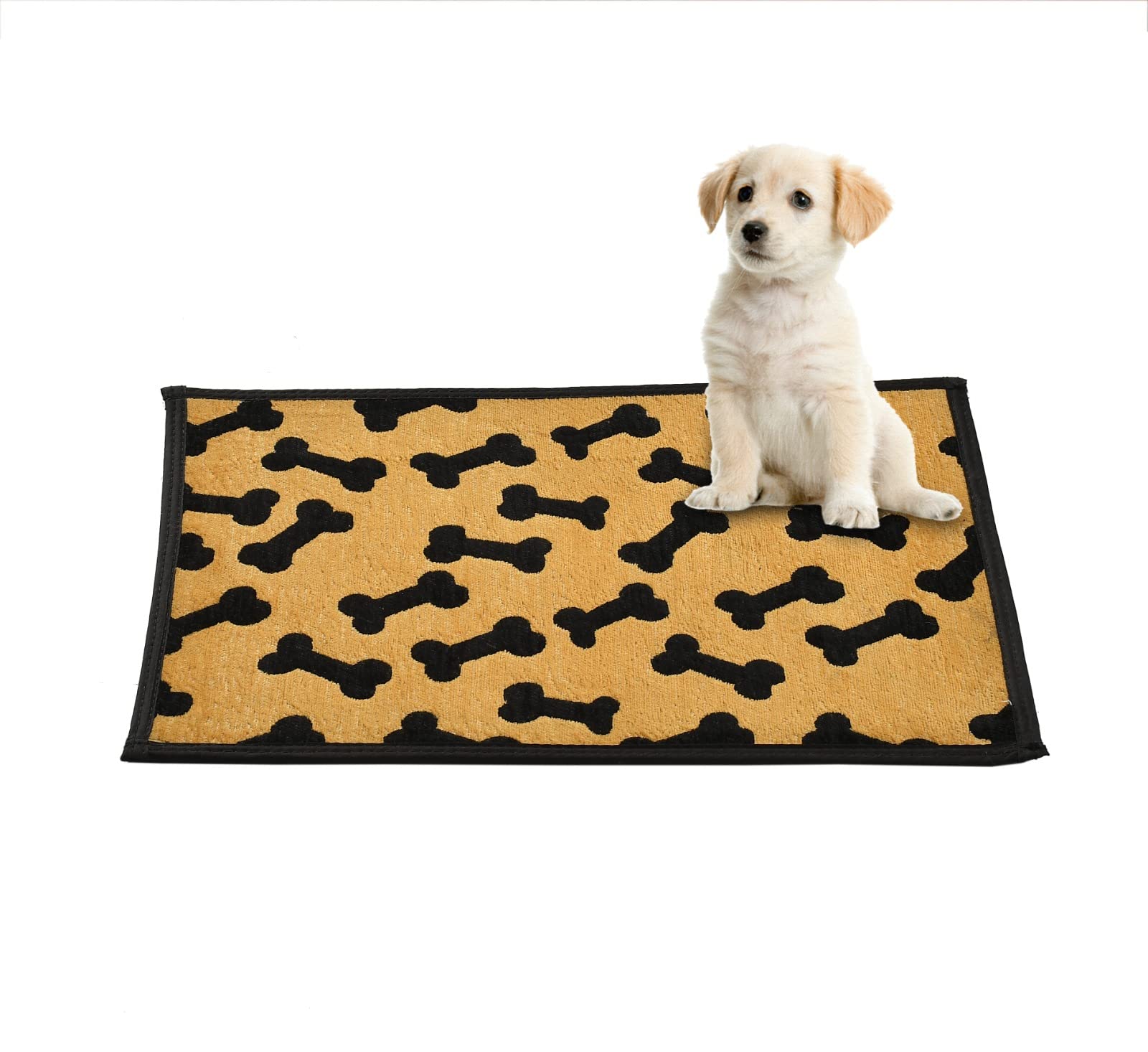 CURSHEET HOMZ Microfiber Rectangular Doormat Size Doggy Bed Anti Slip Easy Washable Soft Flat Mat Bed for Pet(Dogs/Cats), 32x49 Cm, Yellow (B0C42VSWXB) Amazon Price History, Amazon Price Tracker