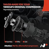 Vista 3 de A-Premium Kit de embrague de compresor de aire acondicionado compatible con Ford Edge 2019-2022 2.7L y Lincoln Nautilus 2019-2022 2.7L