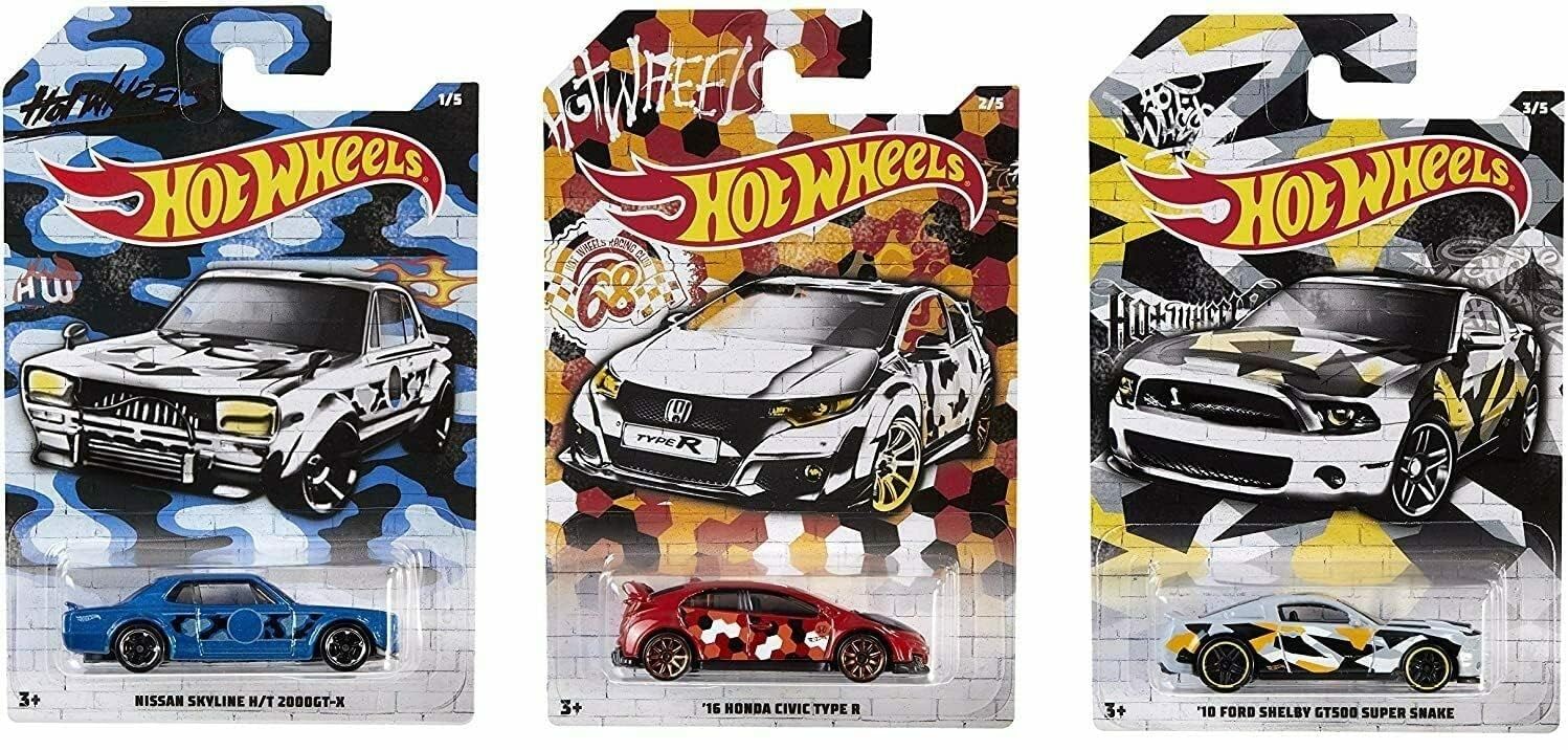 Amazon.com: Hot Wheels Mattel 2019 Urban Camo Series Complete